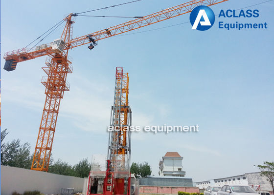 China guindaste de torre hidráulico de um Topkit de 5 toneladas/6 toneladas com gancho de levantamento/condicionador de ar fornecedor