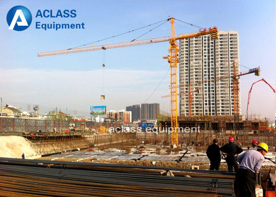 China Areje o equipamento de levantamento do guindaste de torre de patíbulo da condição 6t 50m para a construção civil fornecedor