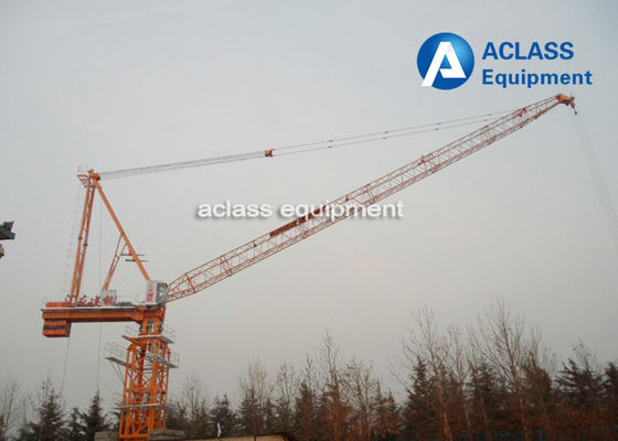 China 25 corda de fio bordejando do guindaste de torre da construção de patíbulo da tonelada 50m que levanta o equipamento pesado fornecedor