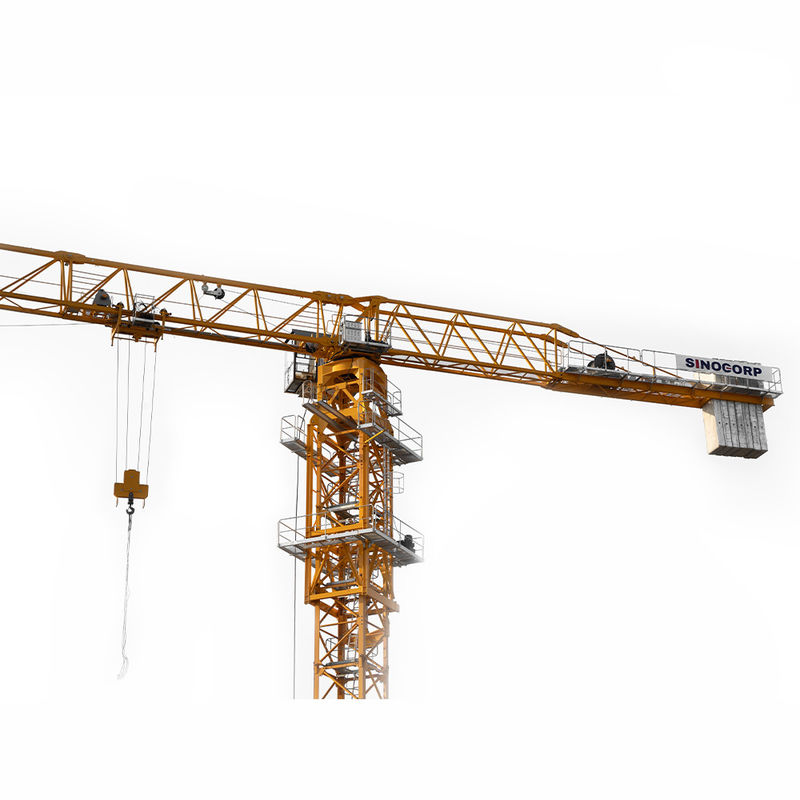 Guindaste de torre de 12 toneladas 30-200 metros de altura de elevação com melhor preço Turquia Chassis / base estacionária Tipo Guindaste de torre