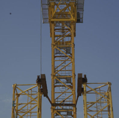 Locais de construção Telescópica torre guindaste QTZ40 QTZ63 QTZ80 China Famous Brand Fixação Fundação Tipo Torre