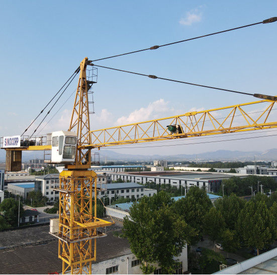 Topkit Qtz 160 Crane de Torre de Baixo Consumo Com Preço Moderado 10t 60m Jib Topkit Crane de Torre Para a Turquia