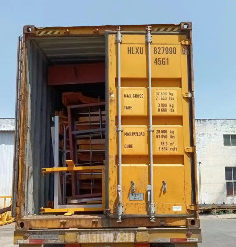 Construção torre de topo plano guindaste estacionário fundação tipo industrial